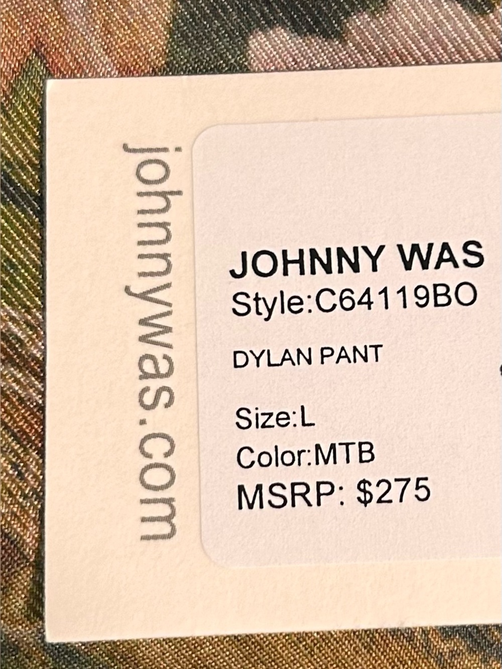 Johnny Was Dylan Pant Silk Floral Wideleg Palazzo Pants Large NWT MSRP $275 Chic - Picture 12 of 16